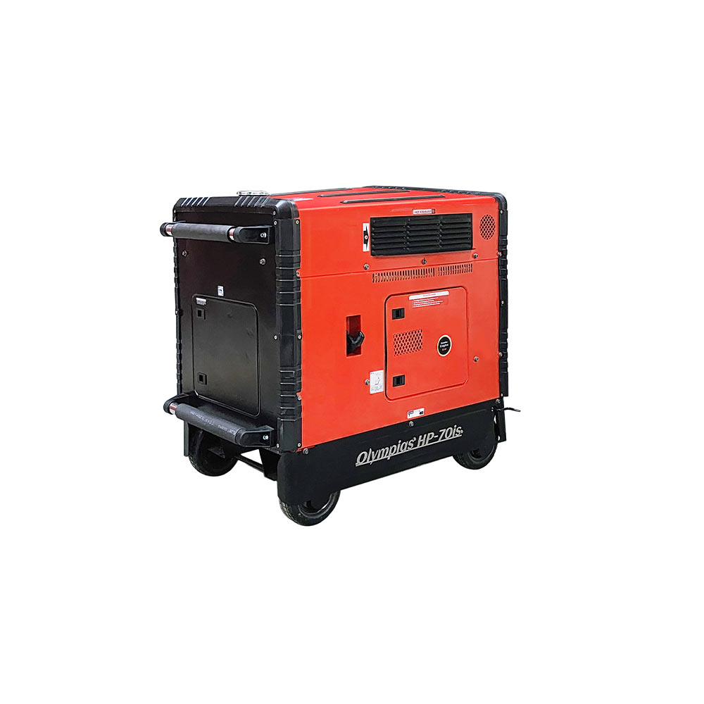 8 KVA Silent Portable Petrol Generator. with  Recoil & Self - Remote Start,  Model Olympias HP-70is